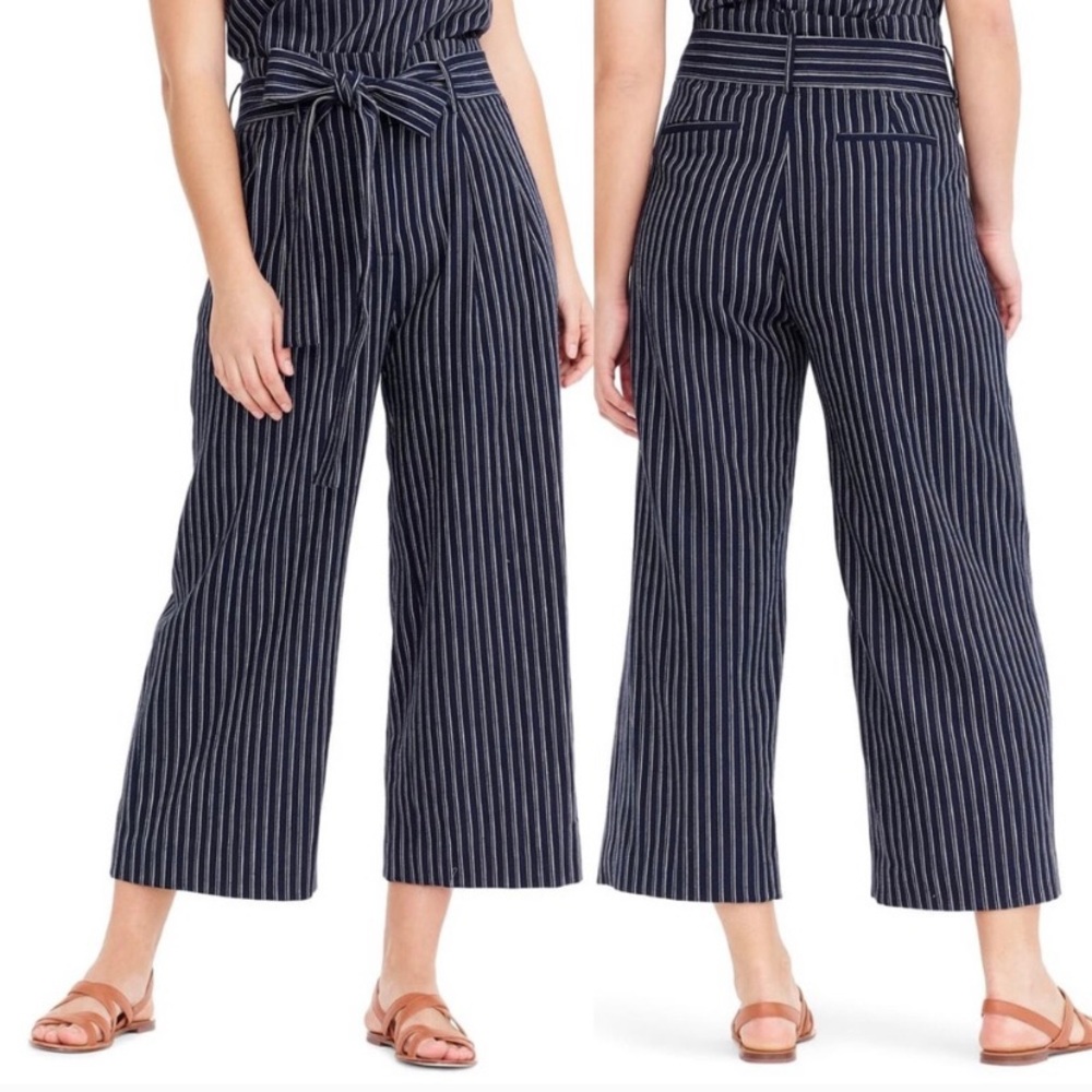 J Crew Point Sur High Rise Paper-bag pants